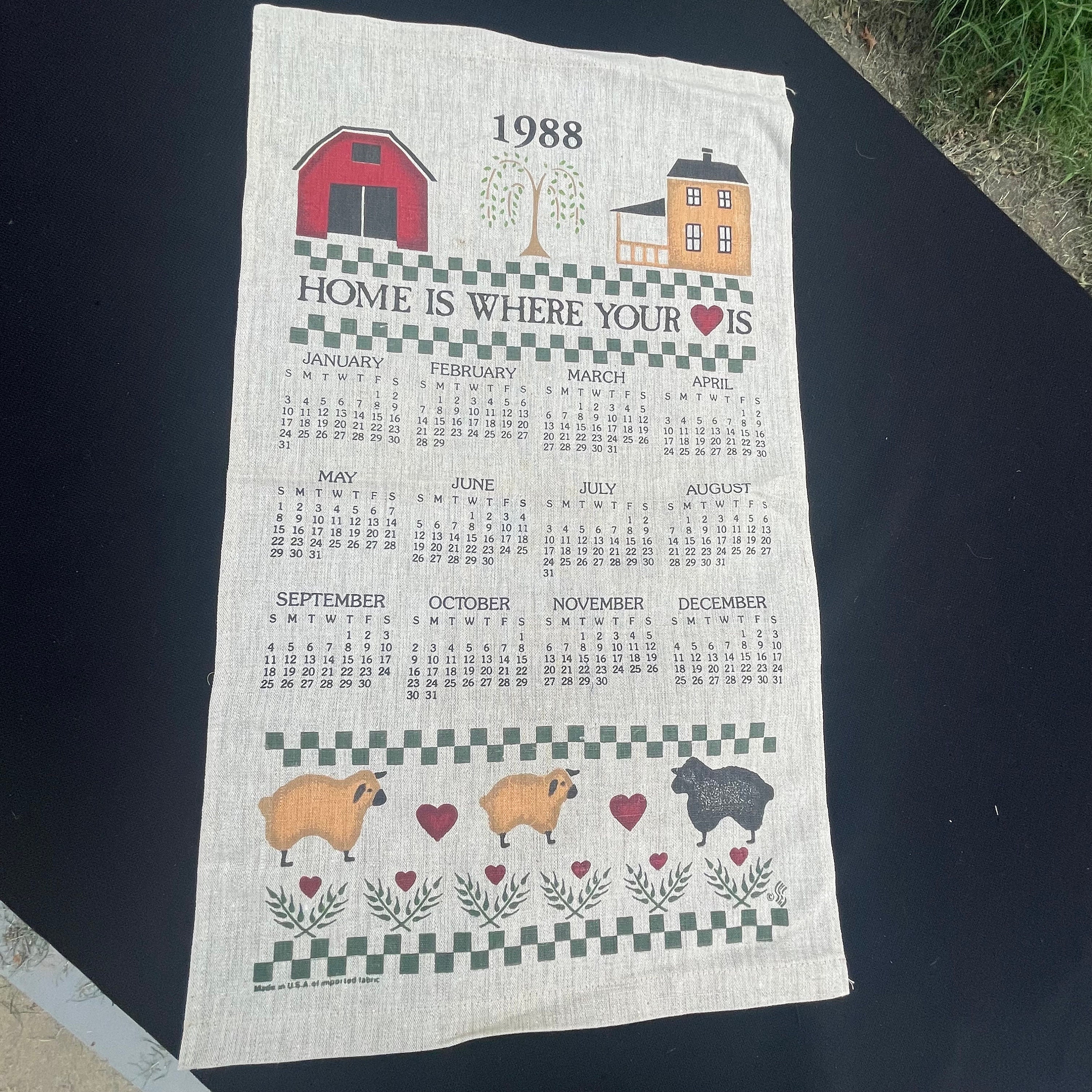 1988 Calendars - Etsy