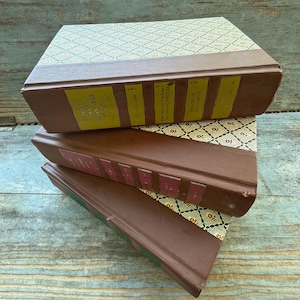 3 Vintage Reader Digest Books Beautiful Covers Decorative Book