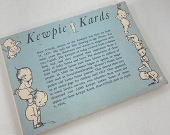 Vintage boek met 32 Kewpie Kards Kewpie Doll ansichtkaarten