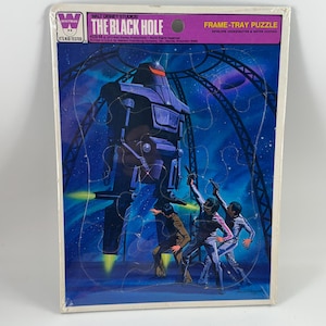 Vintage 1979 Whitman THE BLACK HOLE Frame Tray Puzzle