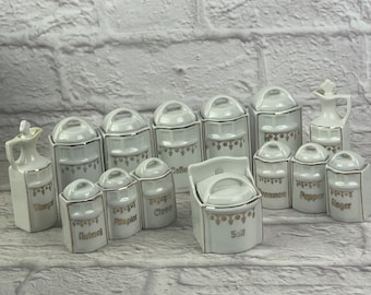 RANSBURG ランズバーグ キャニスター 缶 6点セット 黄色 花 Ransburg canisters 🩷💛