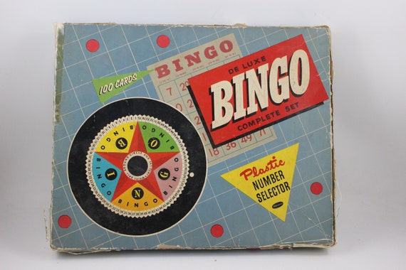 Vintage Deluxe Bingo Set in Original Box From Whitman Publishing