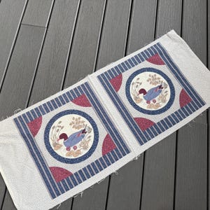Vintage  Ducks On Water Pillow