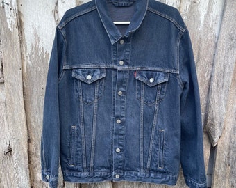 Vintage 90s: Levi's Corduroy Trucker Jacket - 70500 - Black (M) - Etsy