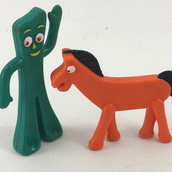Vintage 1989 Prema Toys by Playskool Gumby and Pokey Toys