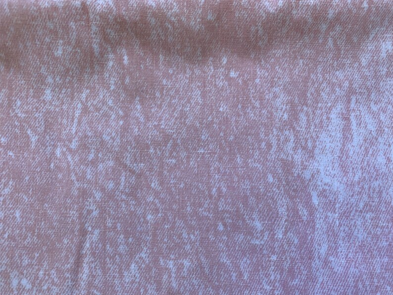 4 12 Yards of Vintage Pink and White Mottled Print Cotton Fabric