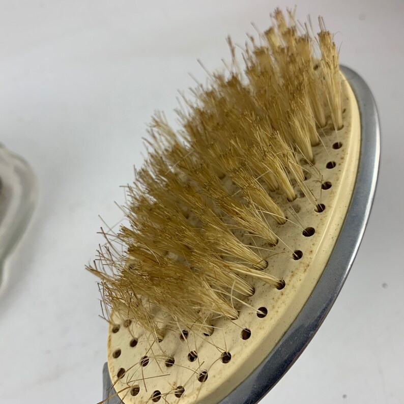 Pair of Vintage Hair Brushes Etsy