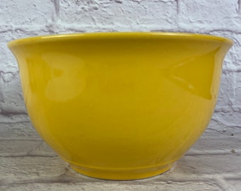 Vintage Bright Yellow Mixing Bowl