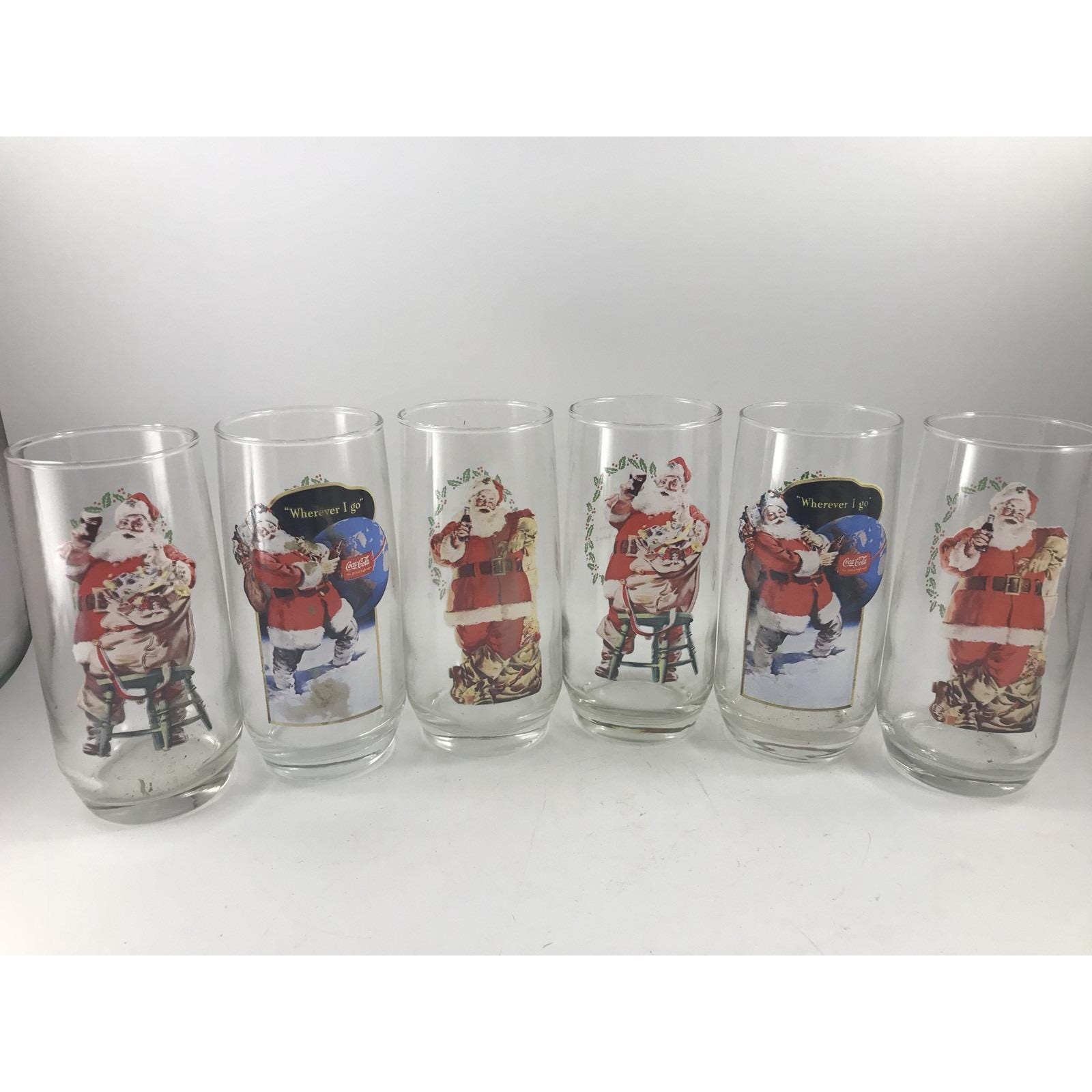 Coca-Cola サンタクロース グラス 3個セット Coca-Cola サンタクロース