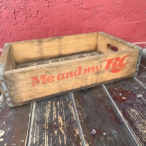 RC CROWN COLA ウッドボックス Vintage Royal Crown Cola Wooden Crate
