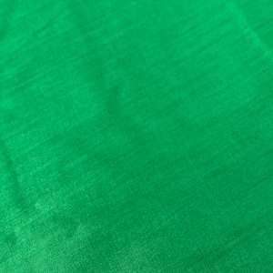 1 1/2 Yards of Vintage Solid Green Cotton Blend Fabric