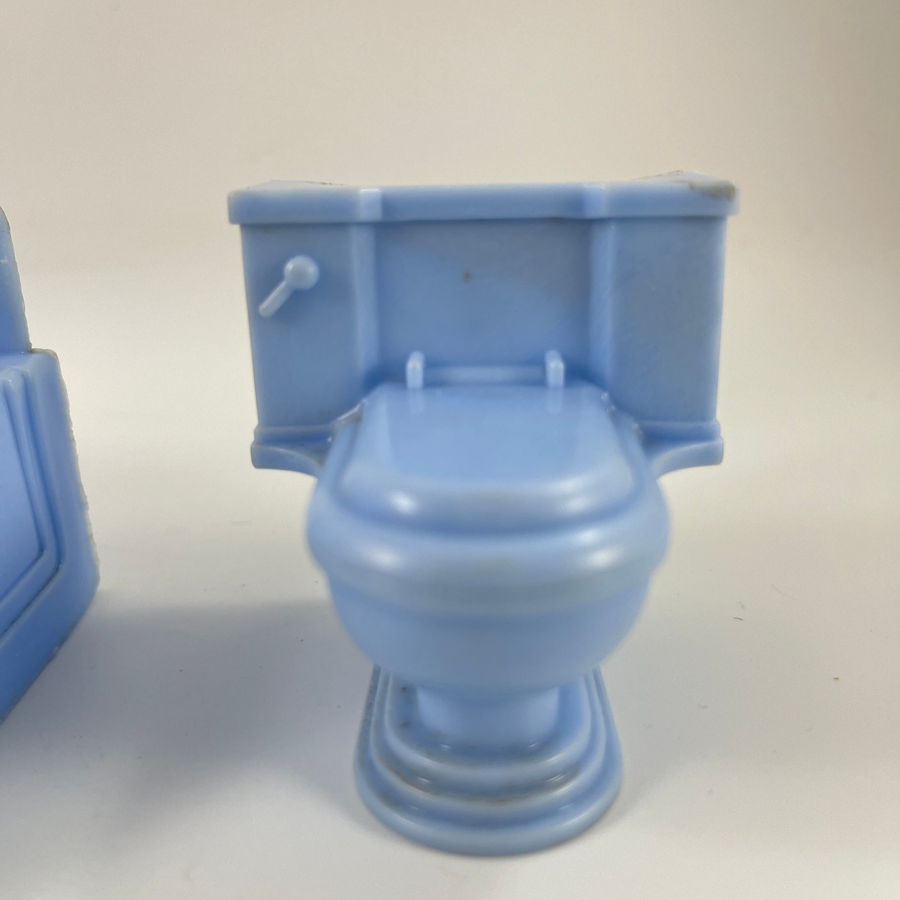  Vintage Blaue Plastik Puppenhaus Badewanne und Toilette - Etsy.de Motiv 