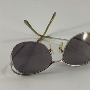Vintage 1980's Era Ladies' Prescription Bifocal Round Sunglasses