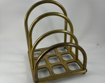 Vintage Brass Letter Holder