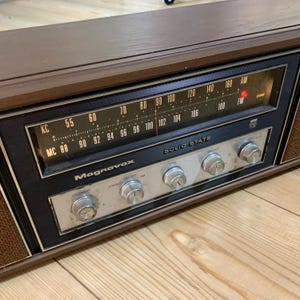 Vintage 1967 Tabletop Magnavox 1FM031 Stereo AM FM Radio - Etsy