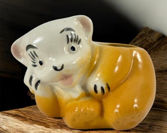 Vintage Bear Planter Flowerpot Flower Pot Succulents