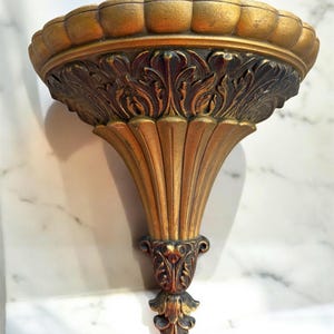 Vintage Ornate Homco Burwood Home Interiors Wall Planter