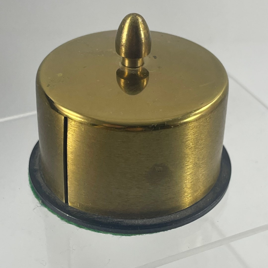 Vintage Brass Postage Stamp Roll Holder Etsy