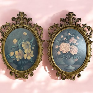 Pair of Vintage Homco Home Interiors 1960s