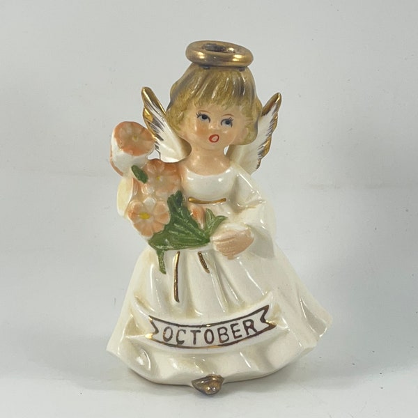 Vintage Price Imports Japan October Birthday Angel