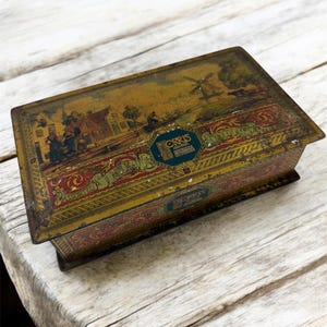 Vintage Norris Atlanta Chocolates Candy Tin Chocolate Box