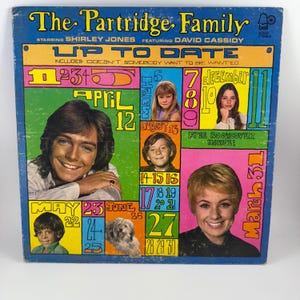 Vintage Partridge Family Up To Date 33 RPM Record Album