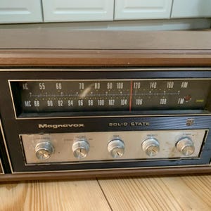 Vintage 1967 Tabletop Magnavox 1FM031 Stereo AM FM Radio - Etsy