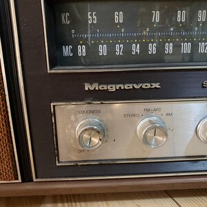 Vintage 1967 Tabletop Magnavox 1FM031 Stereo AM FM Radio - Etsy