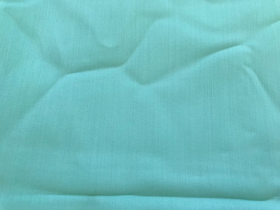 9 1/3 Yards of Vintage Sheer Mint Green Shirtweight Poly Cotton Blend Fabric
