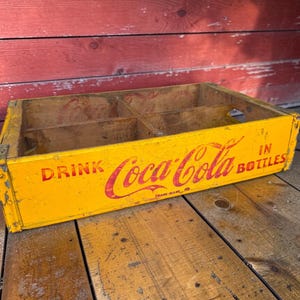 Vintage Coca Cola Box Crate - Etsy