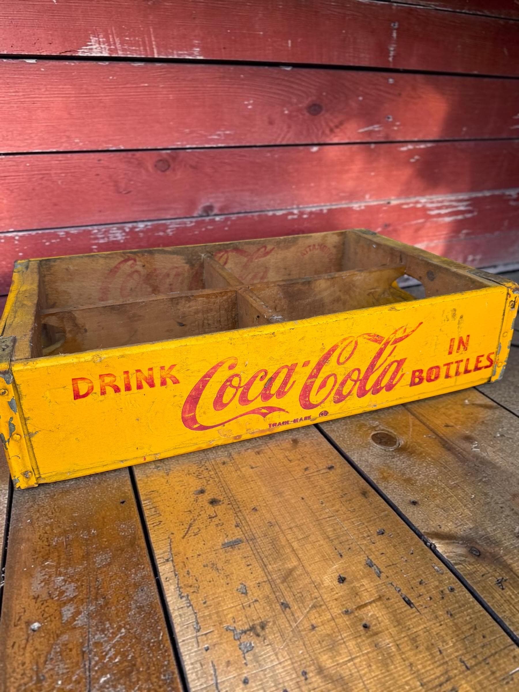 Coca cola wooden crate - Etsy 日本