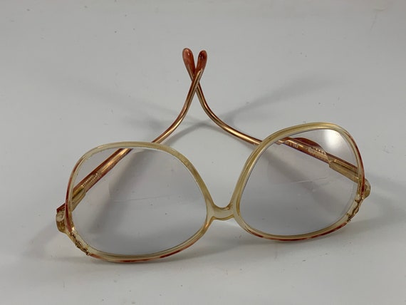 Vintage 1980 s Era Ladies Prescription Bifocal Round Eyeglasses Etsy UK