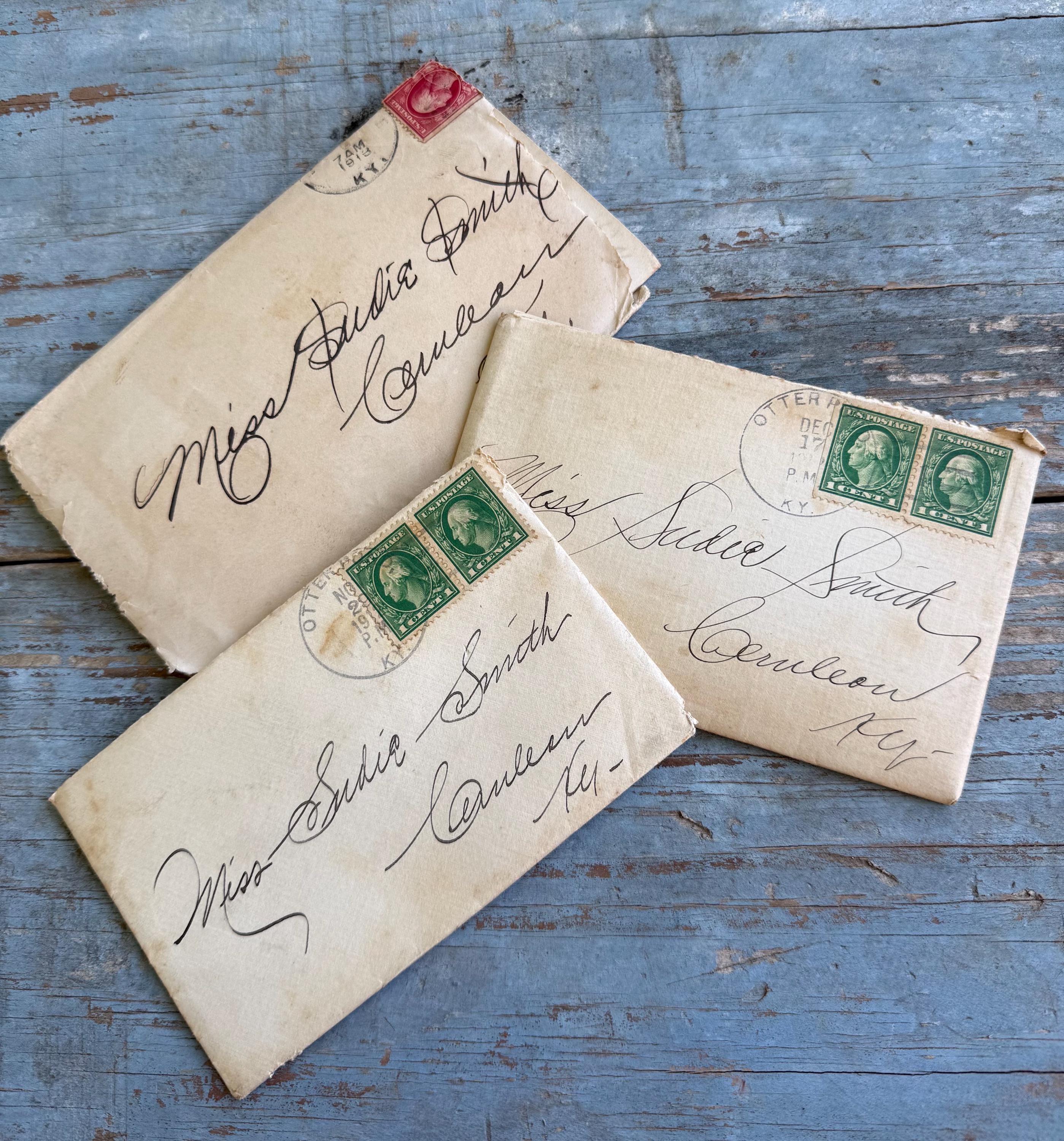 Trio of Early 1900's Handwritten Love Letters Cerulean, Kentucky - Etsy