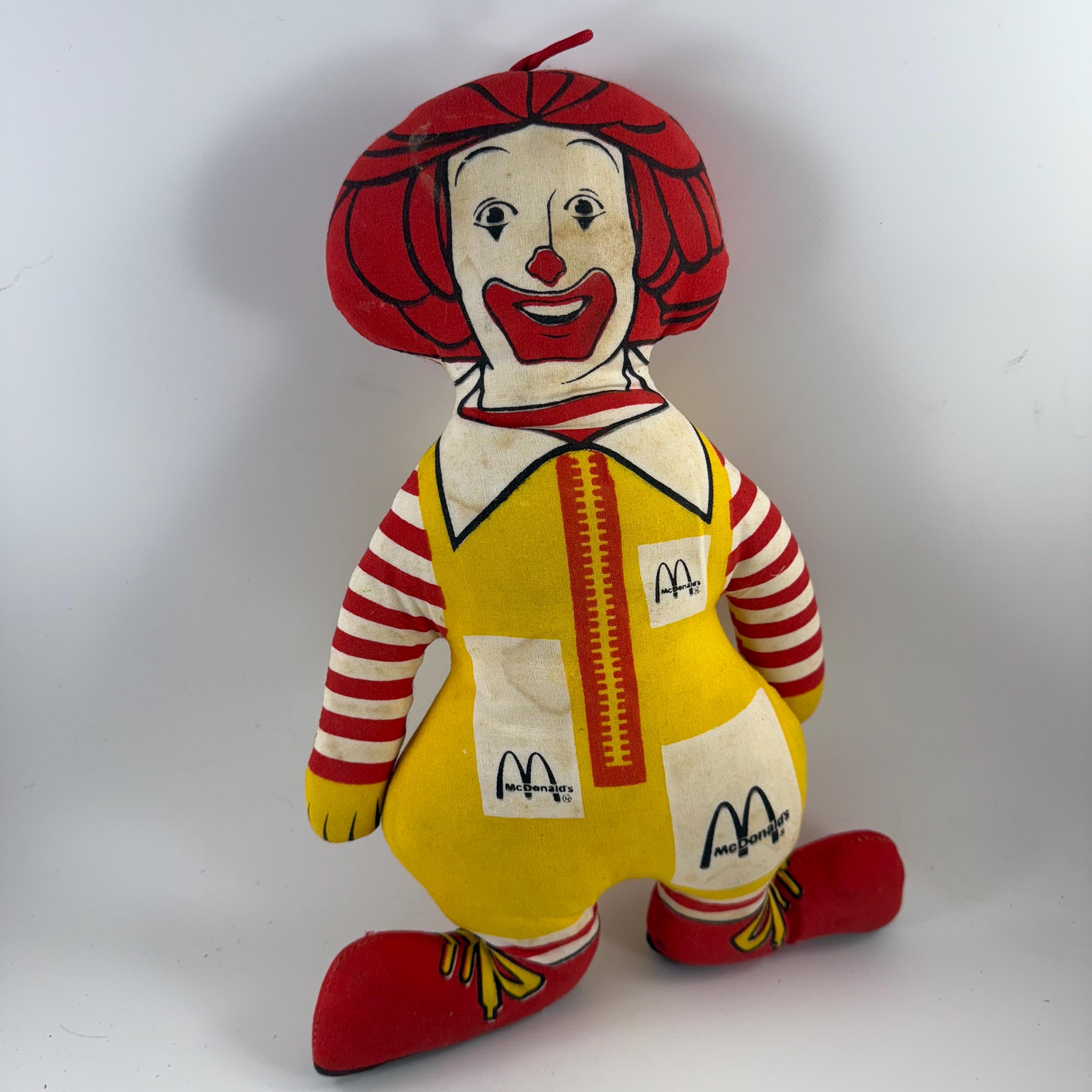 ヴィンテージ ロナルド マクドナルド ぬいぐるみ - Etsy 日本