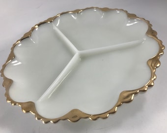 ヴィンテージ ファイヤーキング ホワイト 22K ゴールドトリム アンカー