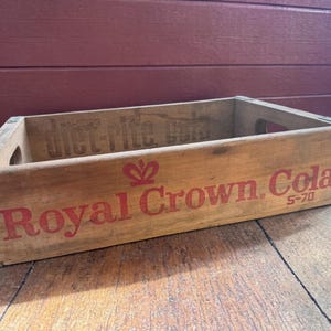 Rc Cola Wood Crate - Etsy