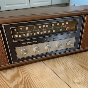 Vintage 1967 Tabletop Magnavox 1FM031 Stereo AM FM Radio - Etsy