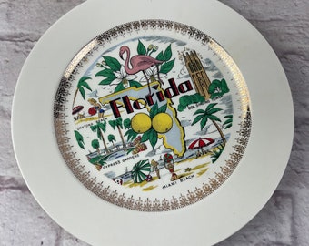 Vintage Florida Souvenir State Plate