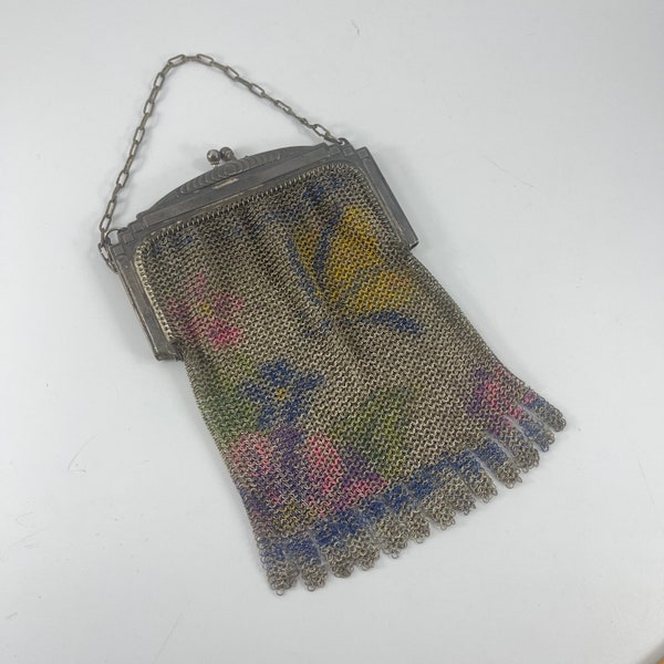 Antique Vintage WHITING & DAVIS Mesh Purse