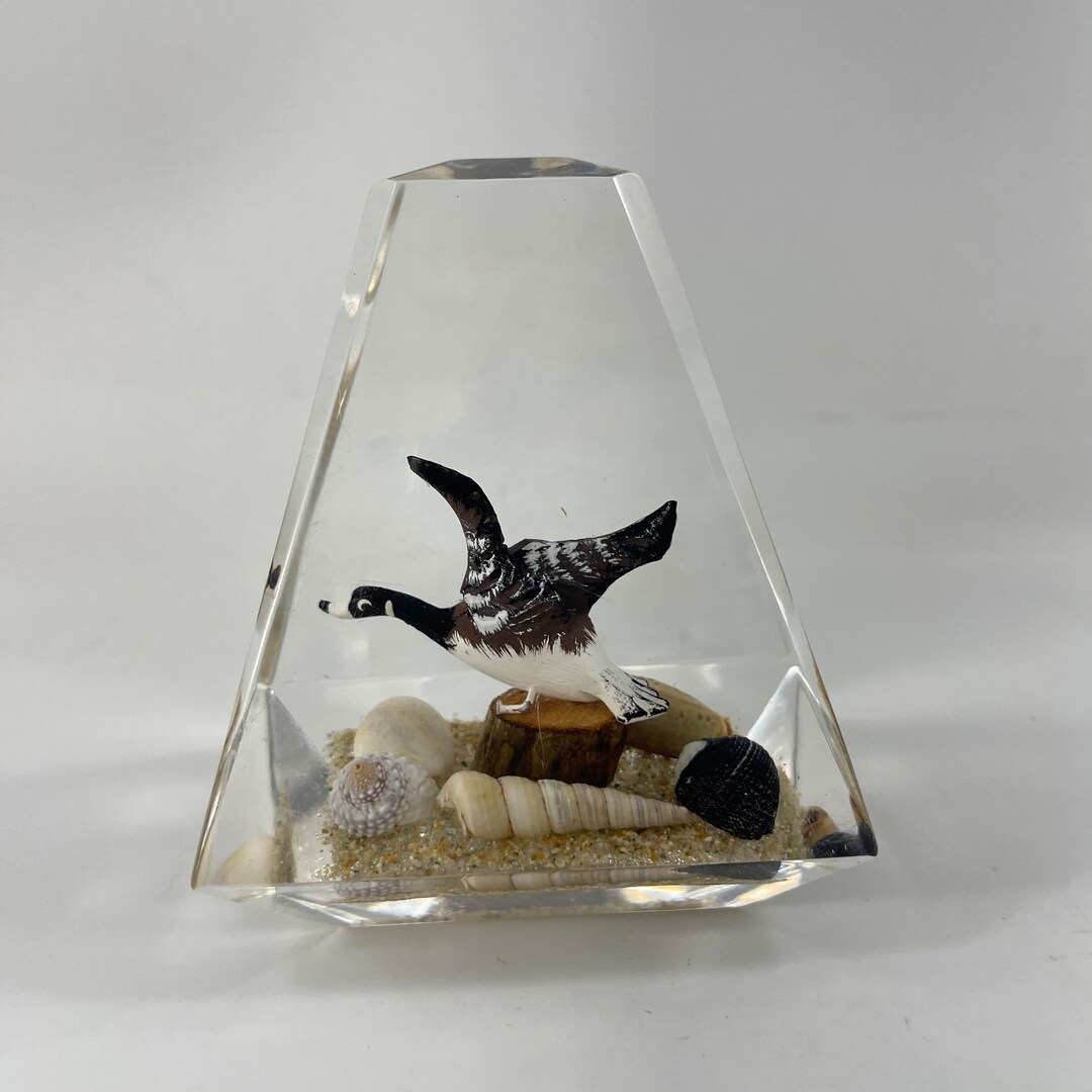 Vintage Unique Canada Paperweight Acrylic Lucite - Etsy
