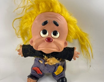 Vintage Yellow Hair Troll Bank