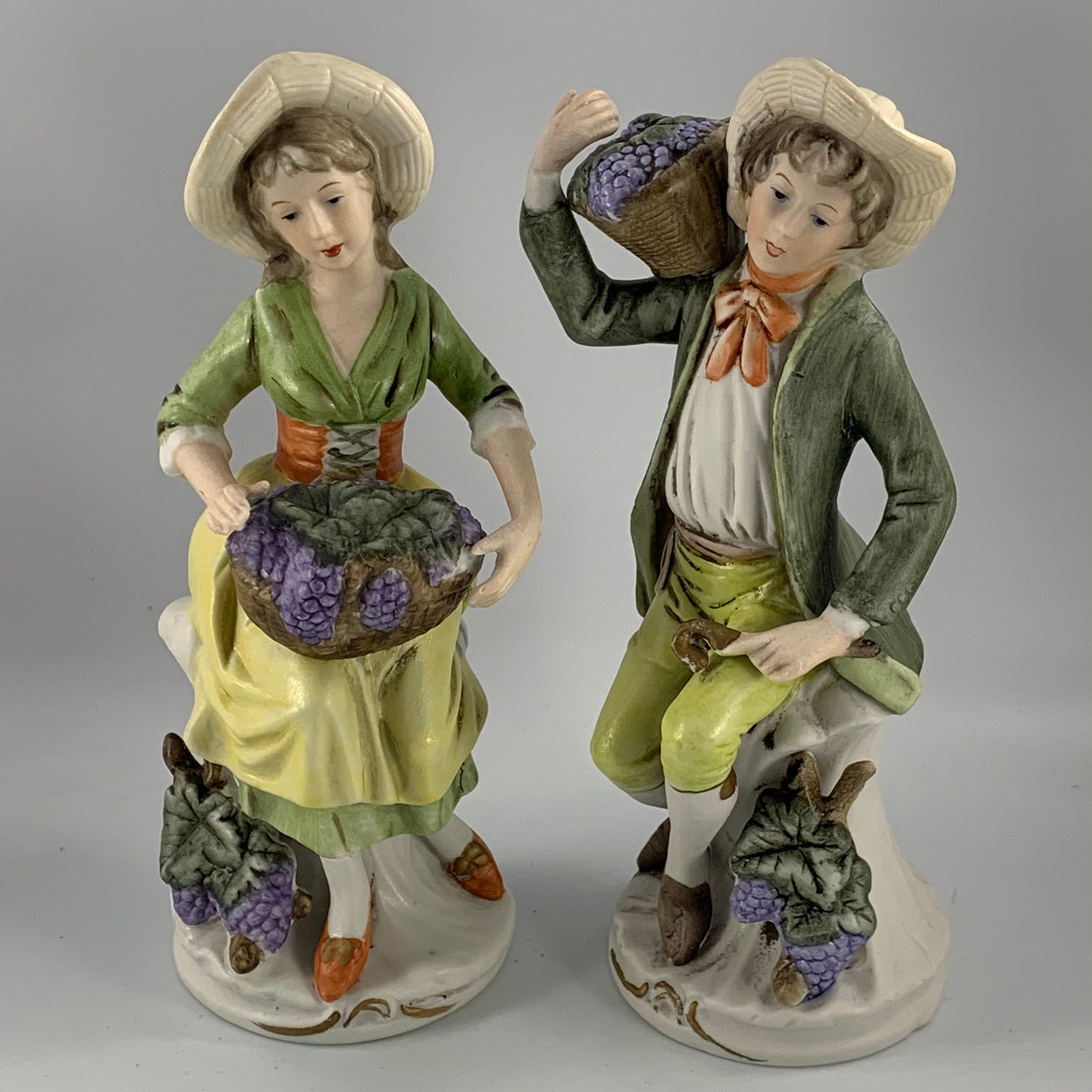 Pair of Vintage Homco Crossed Swords #1258 Figurines Tuscany
