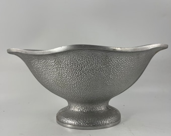 Vintage Guardian Service Hammered Cast Aluminum Gravy Boat