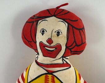 ヴィンテージ ロナルド マクドナルド ぬいぐるみ - Etsy 日本