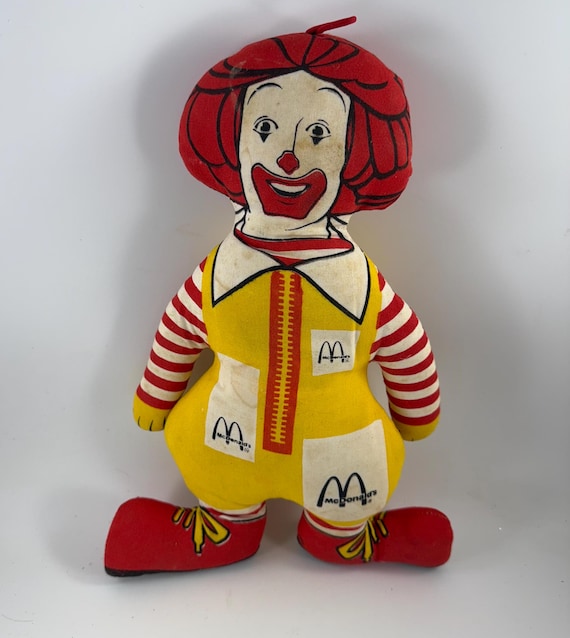 ビンテージ　ロナルド・マクドナルド ぬいぐるみ ヴィンテージ ロナルド マクドナルド ぬいぐるみ - Etsy 日本