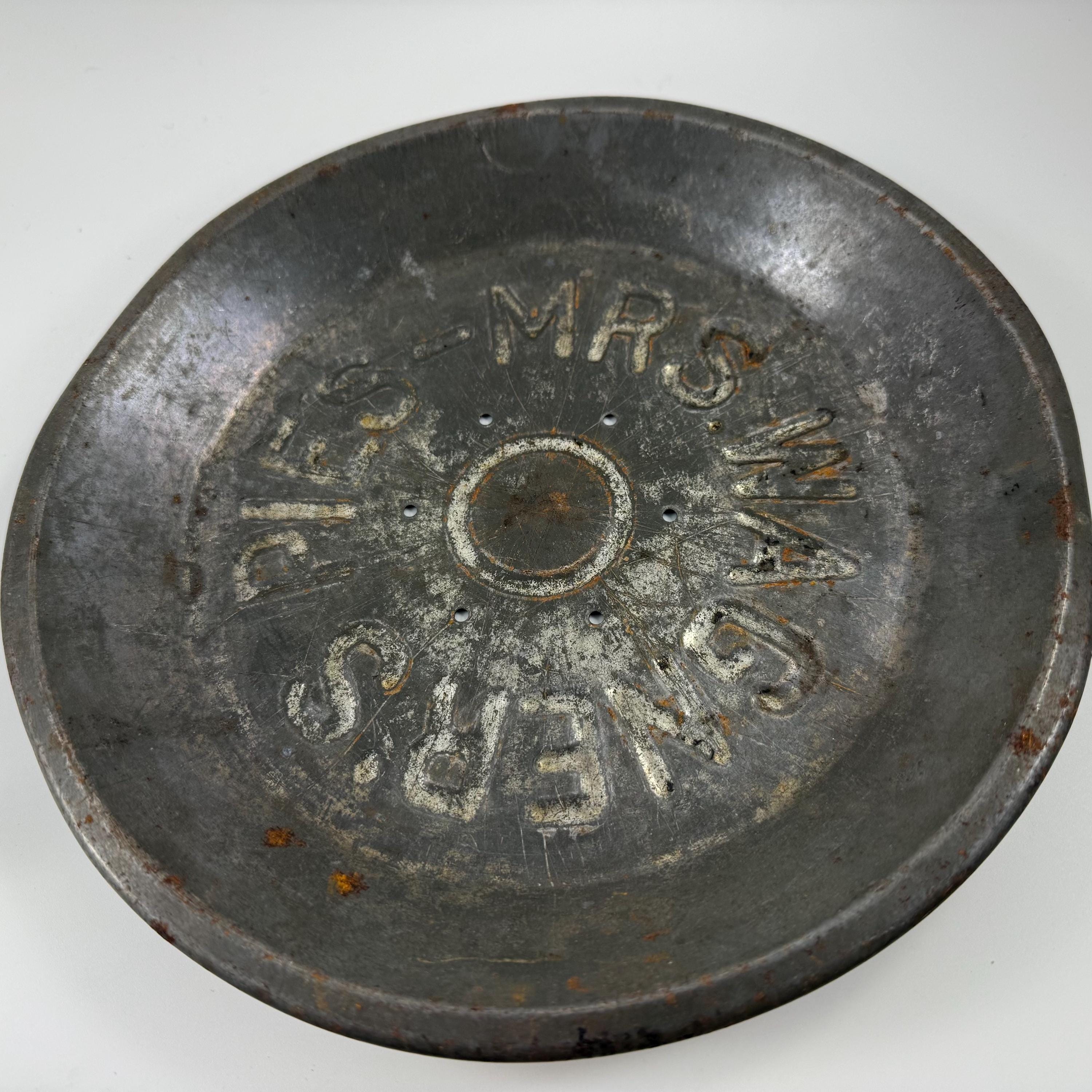 ヴィンテージ MRS WAGNER'S PIE ブリキ製パイ皿 - Etsy 日本