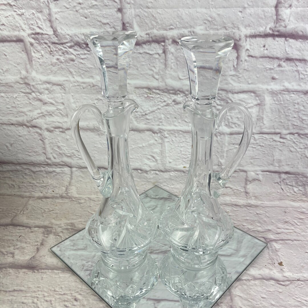 Pair of Waterford Crystal Tall Cruets Marquis Etsy