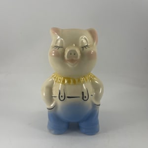 vintage Shawnee Pottery tirelire souriant