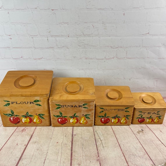 Hat Box Round Fruit and Flower Design LARGE Vintage Cardboard