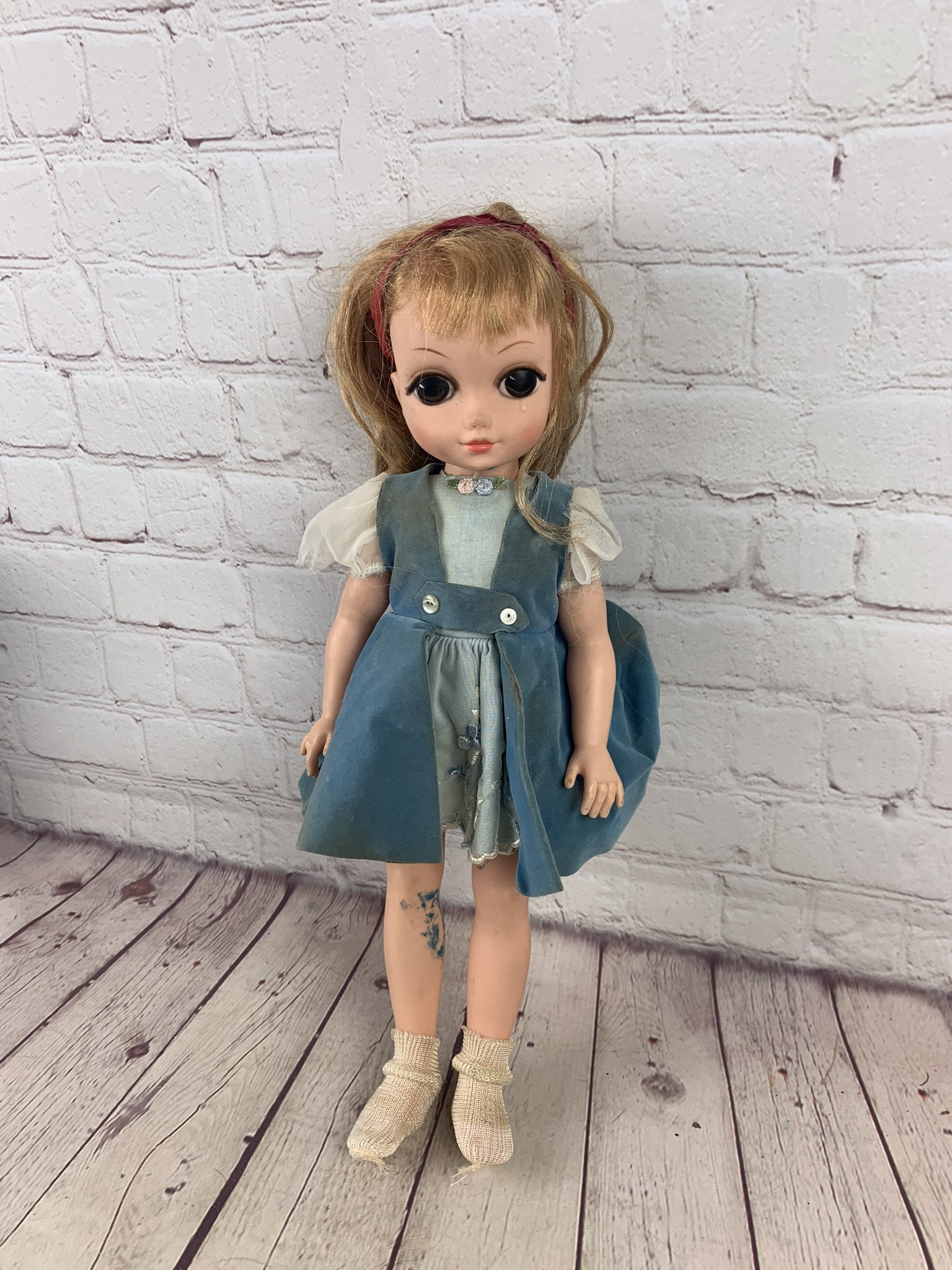 Vintage 1965 Vogue Love Me Linda Doll Big Eyes Tear in Eye 15